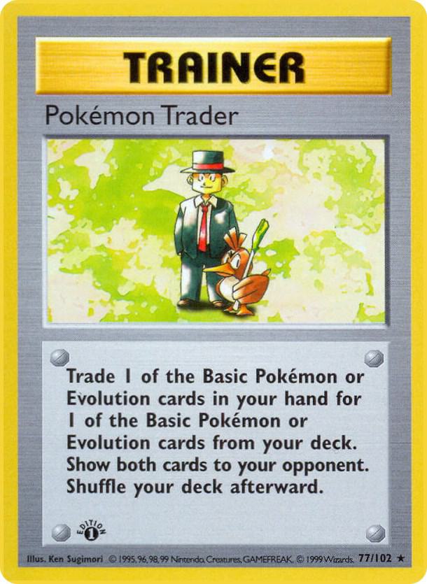 Pokemon Trader - Base Set (Shadowless)
