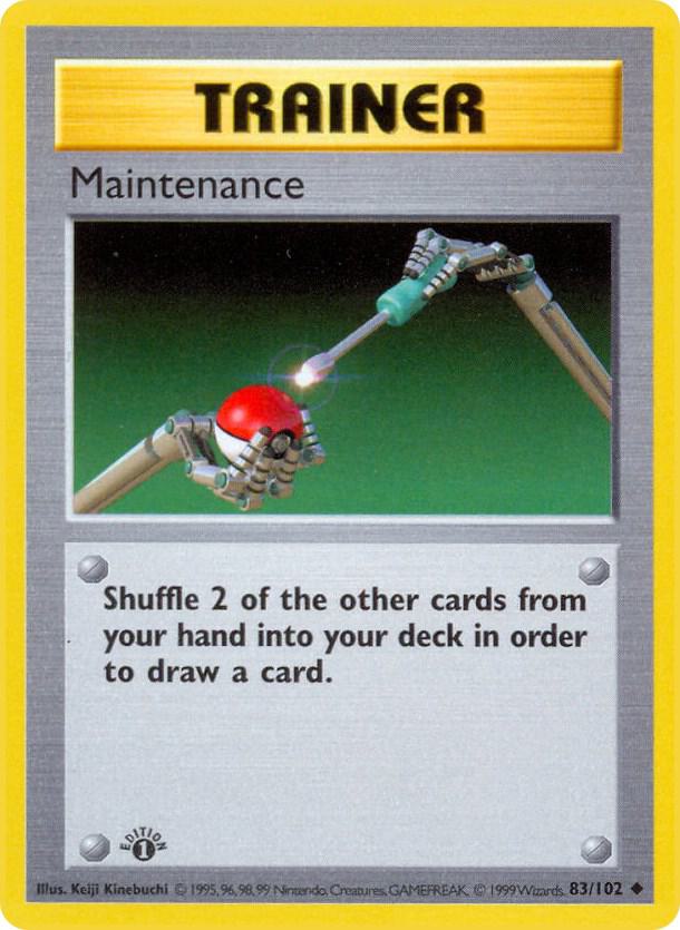 Maintenance - Base Set (Shadowless)