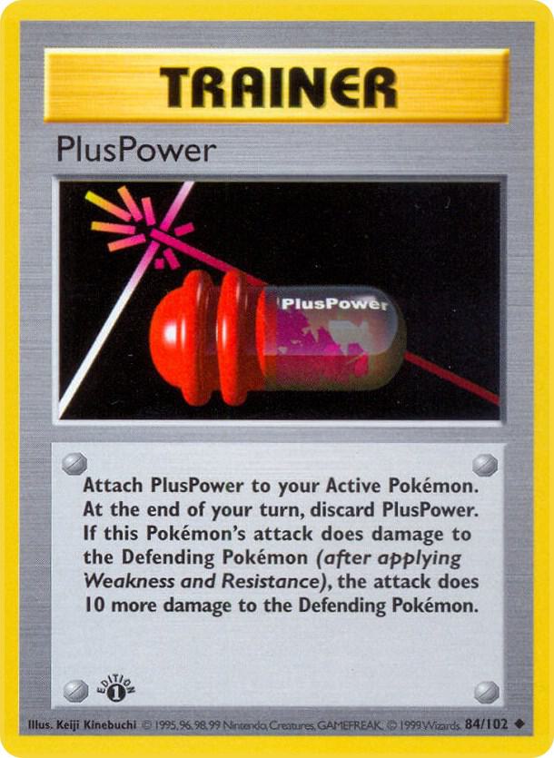 PlusPower - Base Set (Shadowless)