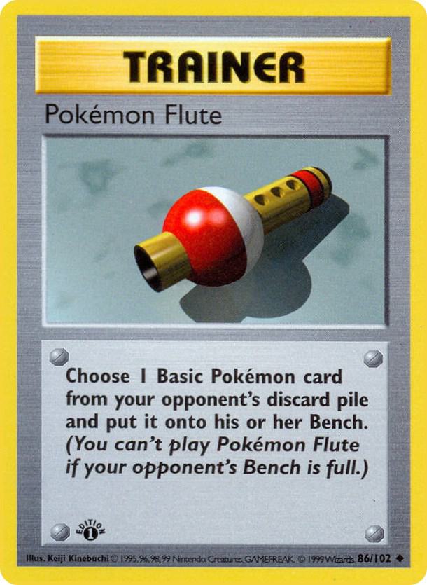 Pokemon Flute - Base Set (Shadowless)