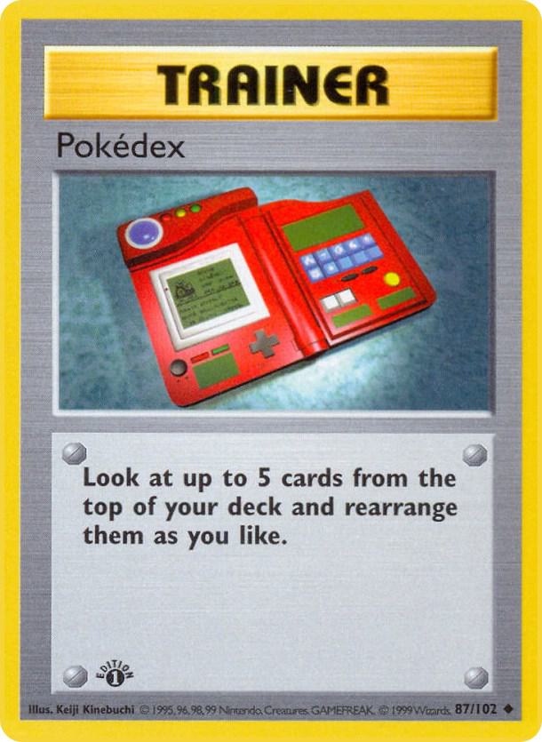 Pokedex - Base Set (Shadowless)
