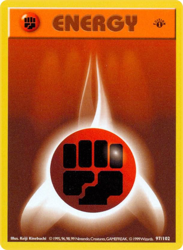 Fighting Energy - Base Set (Shadowless)