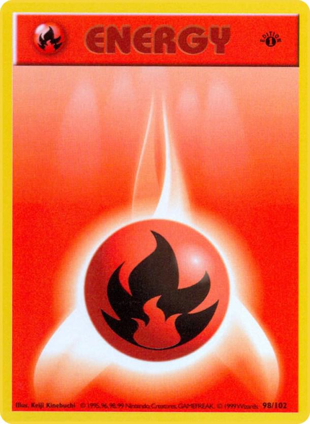 Fire Energy - Base Set (Shadowless)