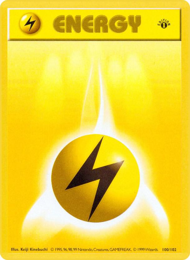 Lightning Energy - Base Set (Shadowless)