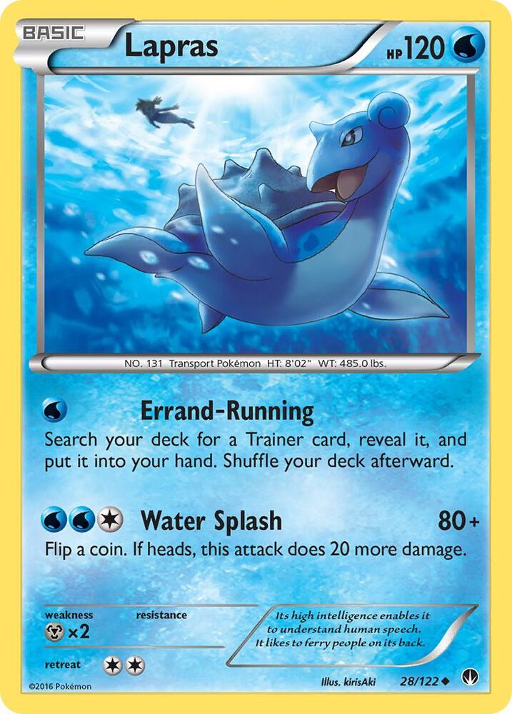 Lapras - XY - BREAKpoint