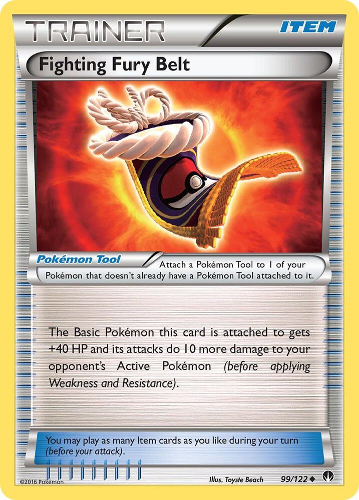 Fighting Fury Belt - XY - BREAKpoint