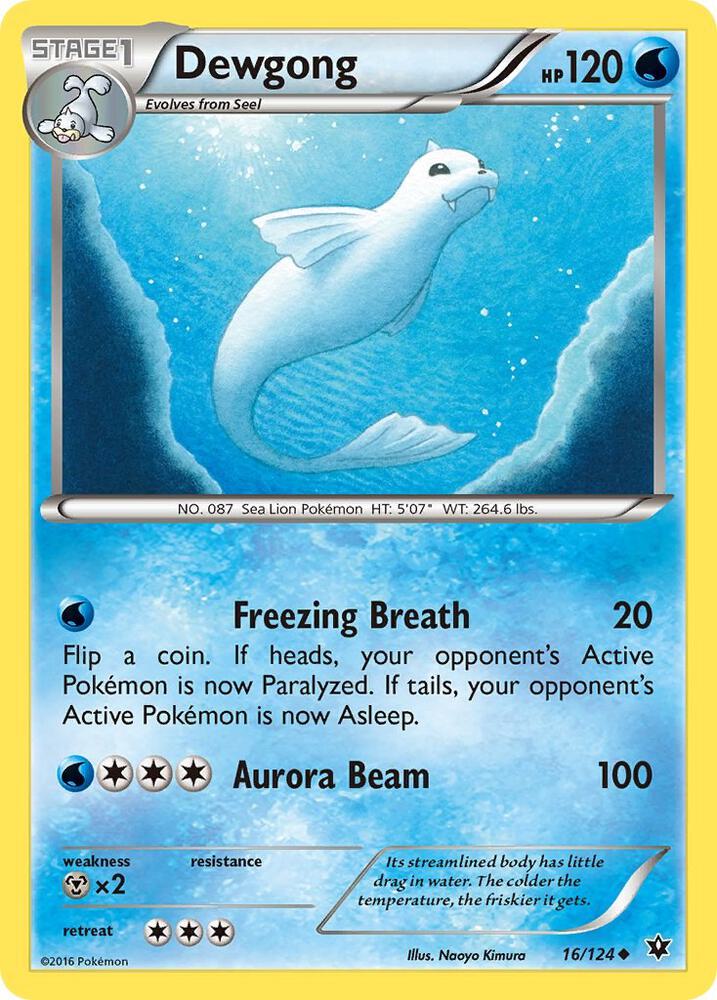 Dewgong - XY - Fates Collide