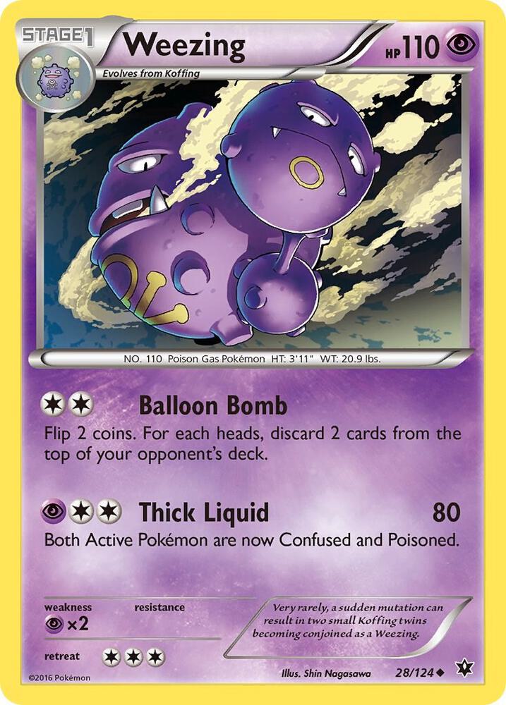 Weezing - XY - Fates Collide