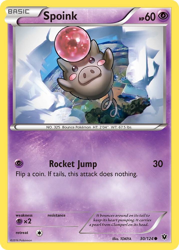 Spoink - XY - Fates Collide