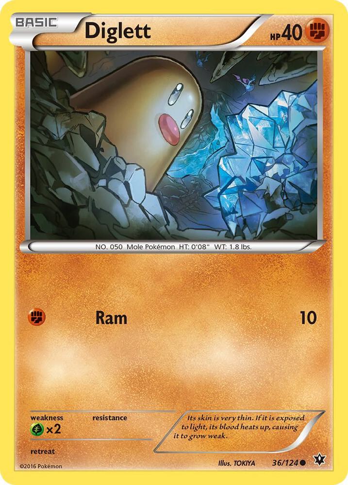 Diglett - XY - Fates Collide
