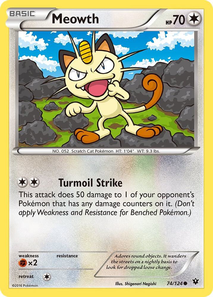 Meowth - XY - Fates Collide