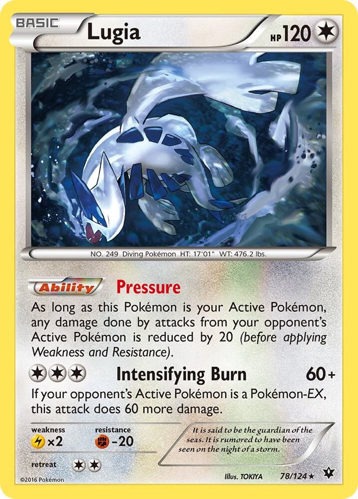 Lugia - XY - Fates Collide