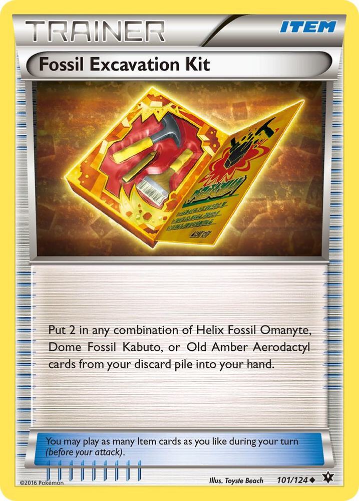 Fossil Excavation Kit - XY - Fates Collide
