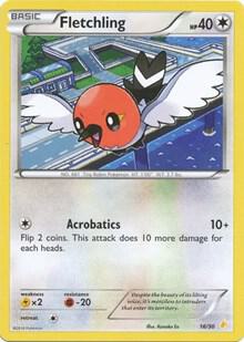 Fletchling - XY Trainer Kit: Pikachu Libre & Suicune