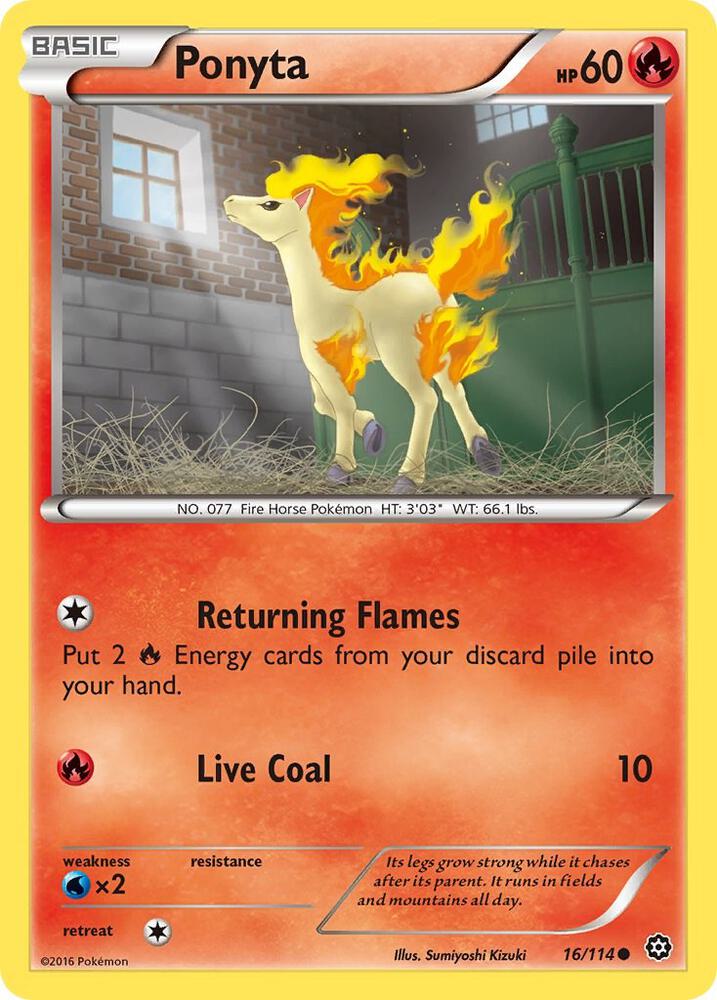 Ponyta - XY - Steam Siege