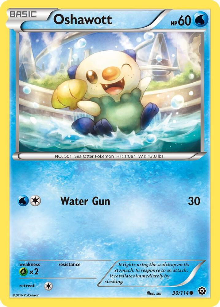 Oshawott - XY - Steam Siege