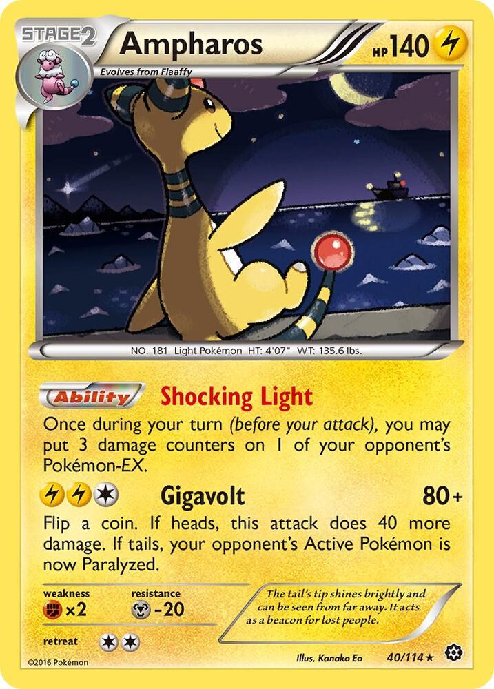 Ampharos - XY - Steam Siege
