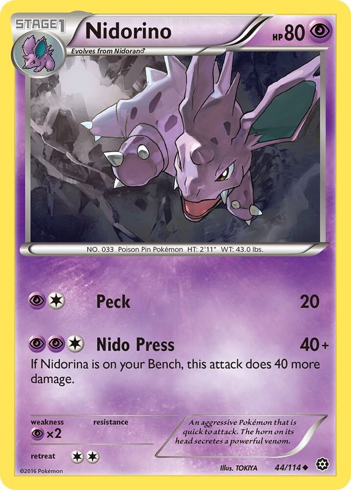 Nidorino - XY - Steam Siege