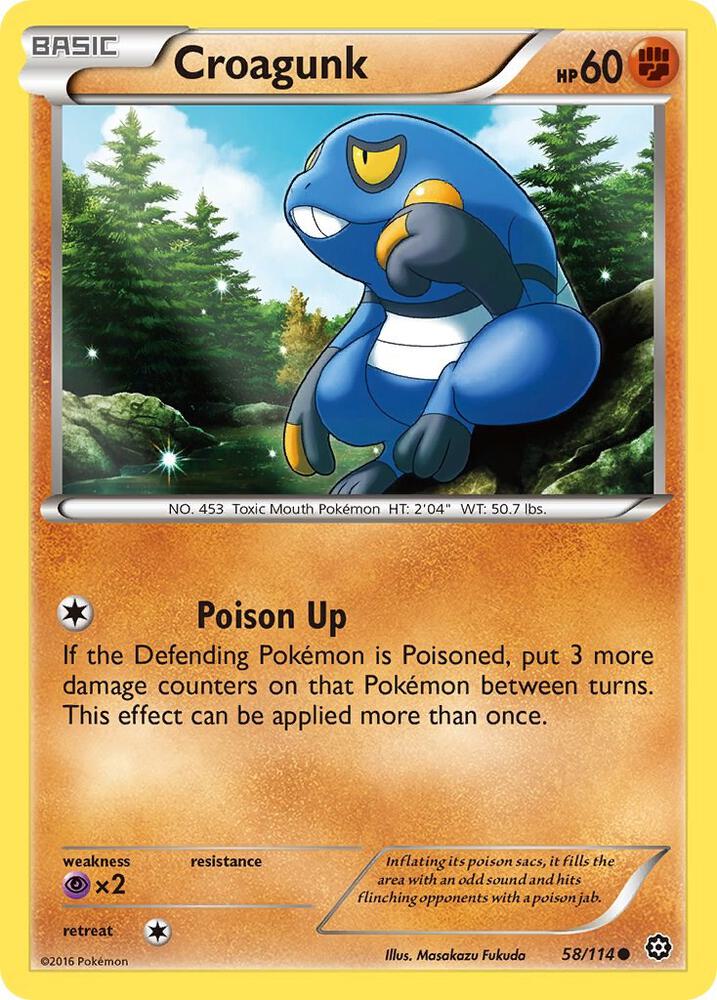 Croagunk - XY - Steam Siege