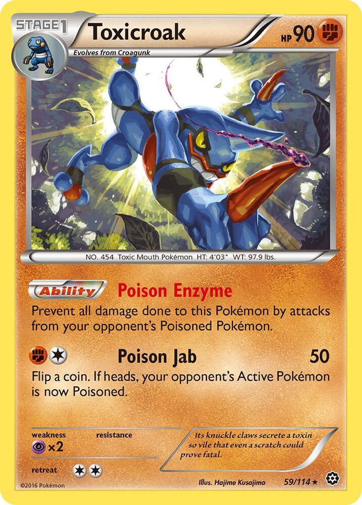 Toxicroak - XY - Steam Siege