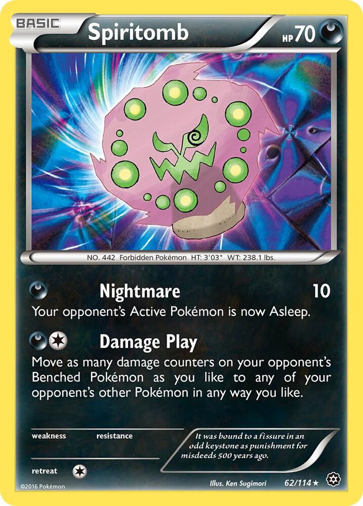 Spiritomb - XY - Steam Siege