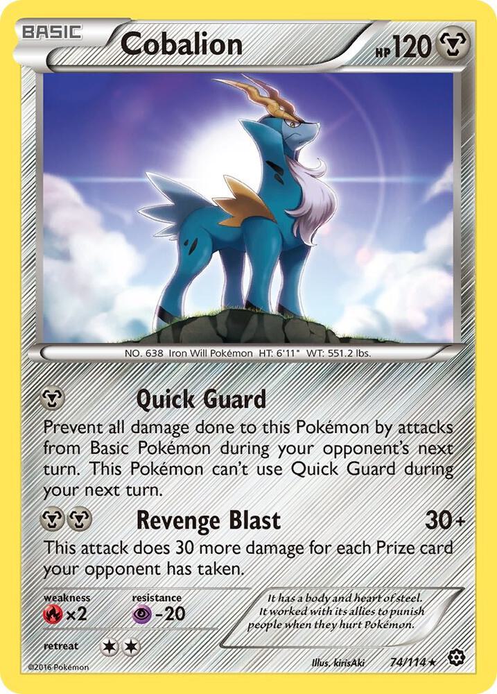 Cobalion - XY - Steam Siege