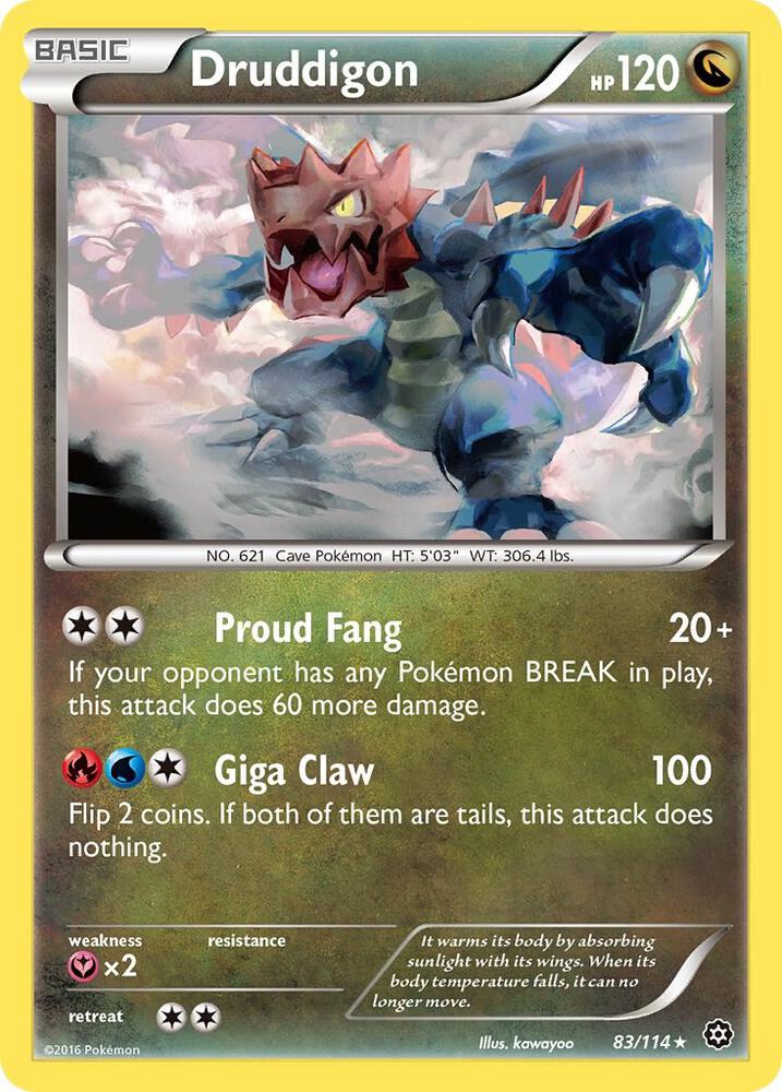 Druddigon - XY - Steam Siege