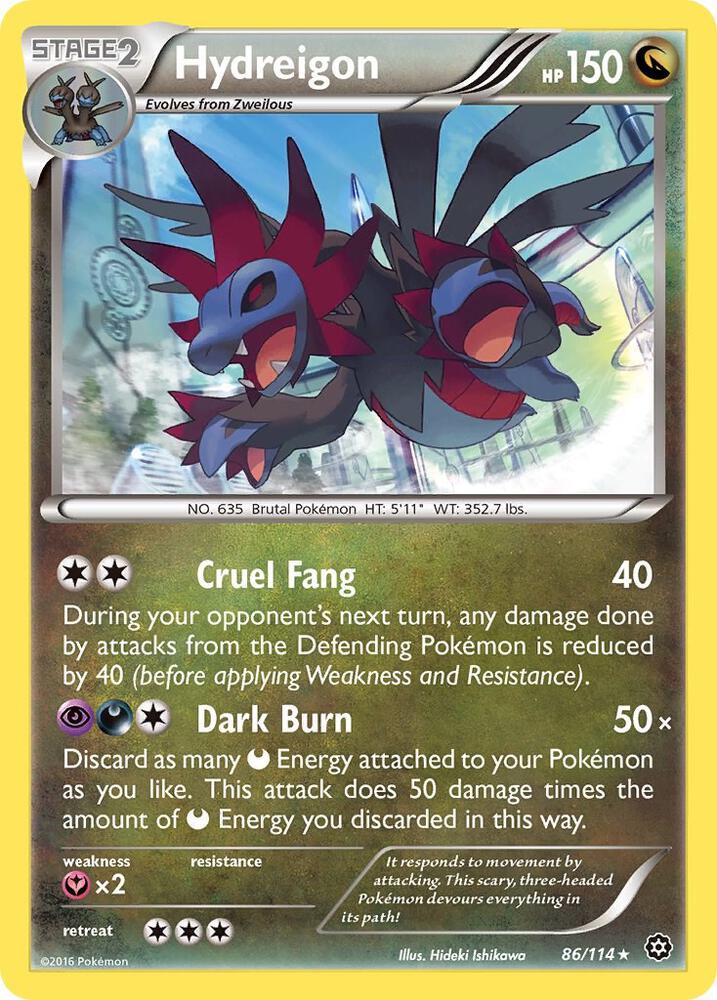 Hydreigon - XY - Steam Siege
