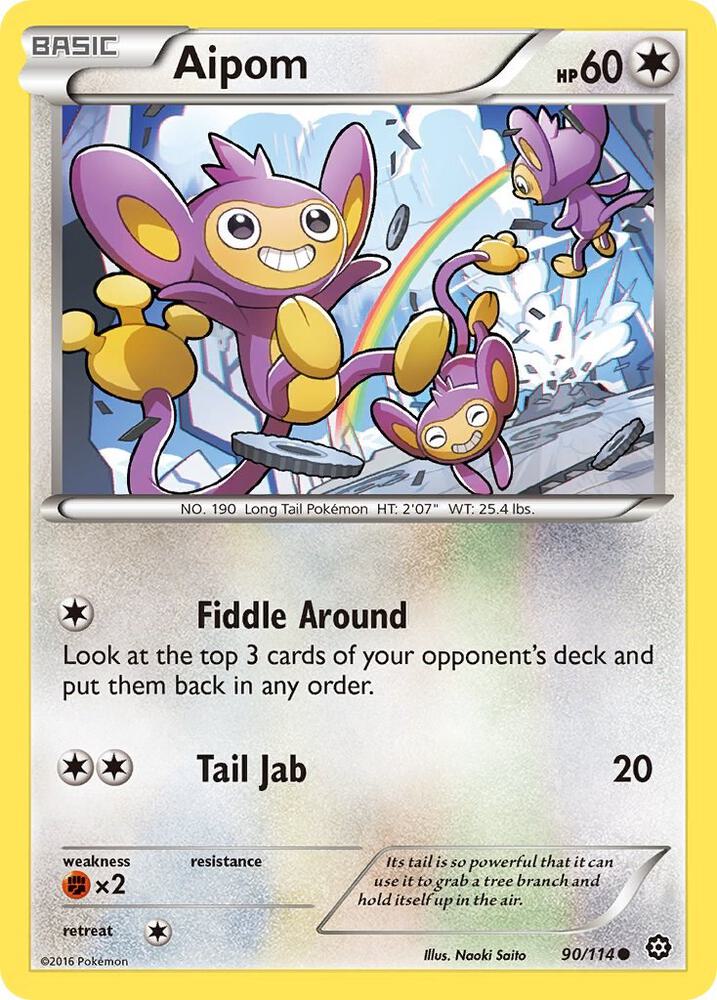 Aipom - XY - Steam Siege