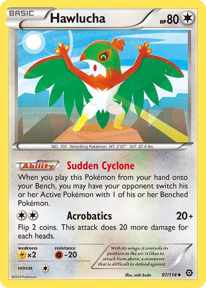 Hawlucha - XY - Steam Siege