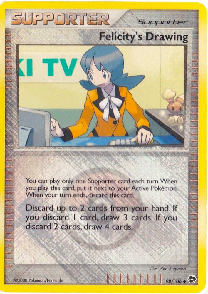 Felicity's Drawing - 098/106 (League Promo) - League & Championship Cards