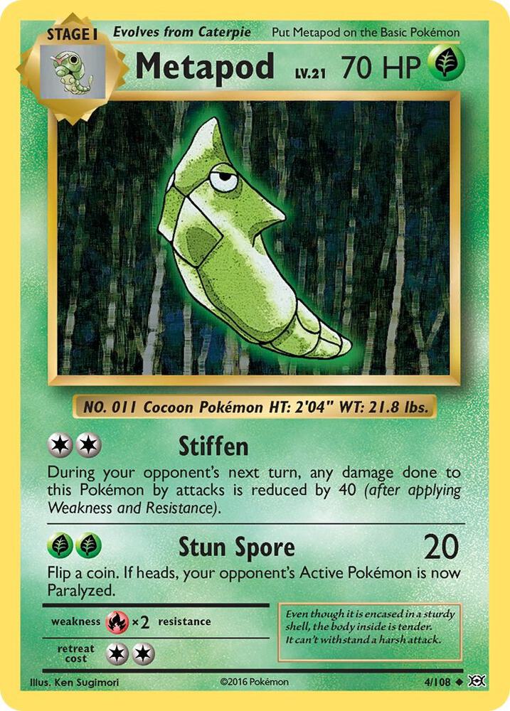 Metapod - XY - Evolutions