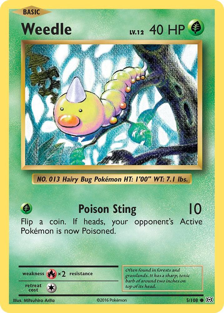 Weedle - XY - Evolutions