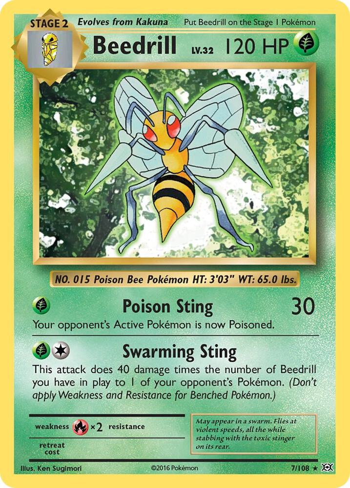 Beedrill - XY - Evolutions