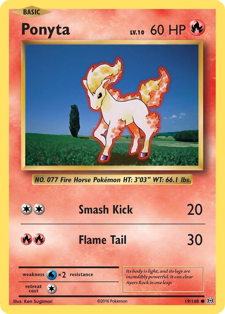 Ponyta - XY - Evolutions