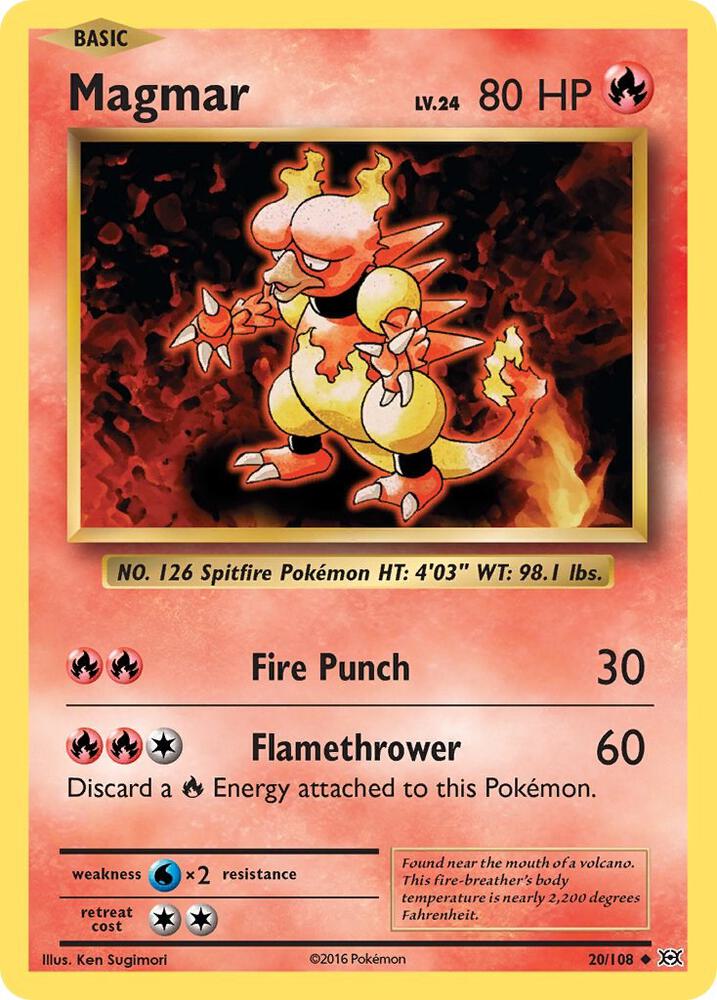Magmar - XY - Evolutions
