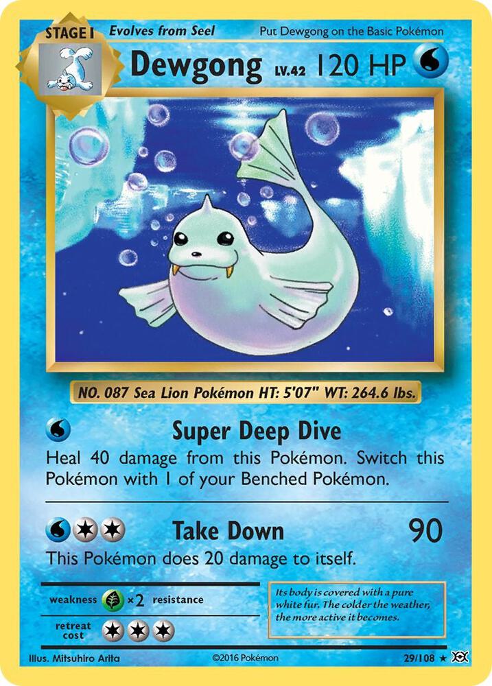 Dewgong - XY - Evolutions