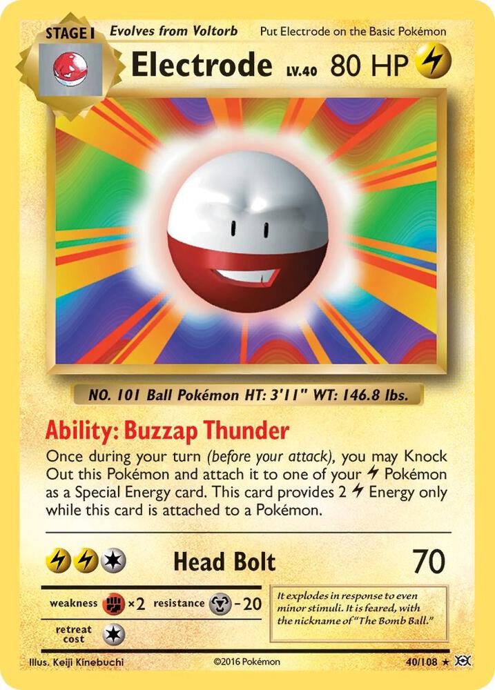Electrode - XY - Evolutions