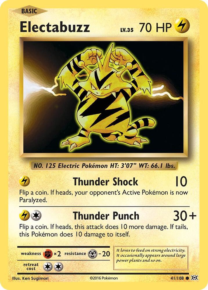 Electabuzz - XY - Evolutions