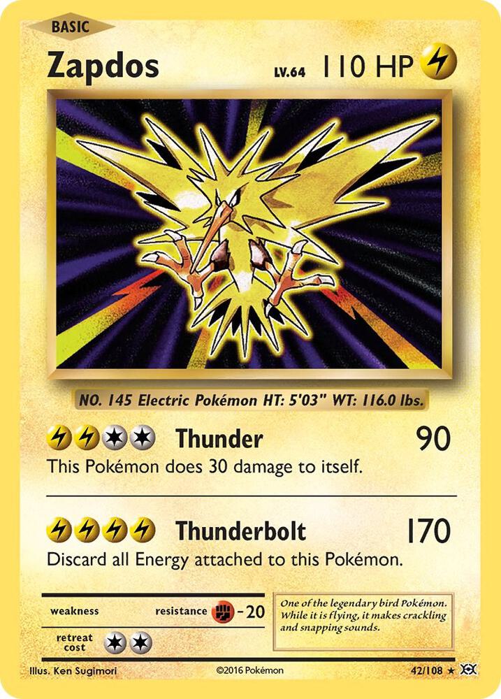 Zapdos - XY - Evolutions