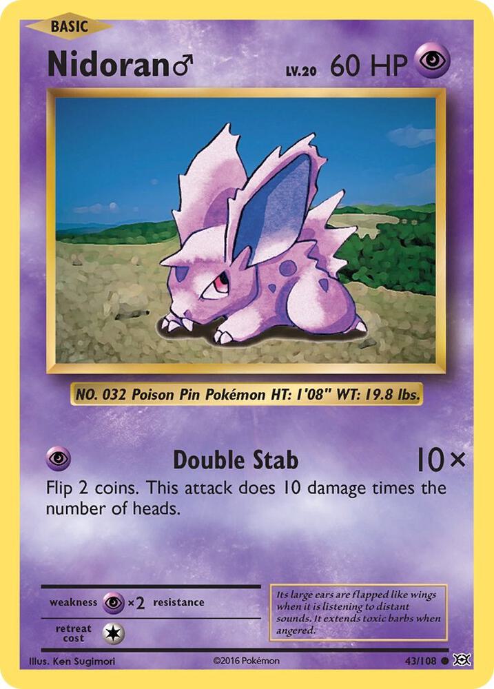 Nidoran M - XY - Evolutions