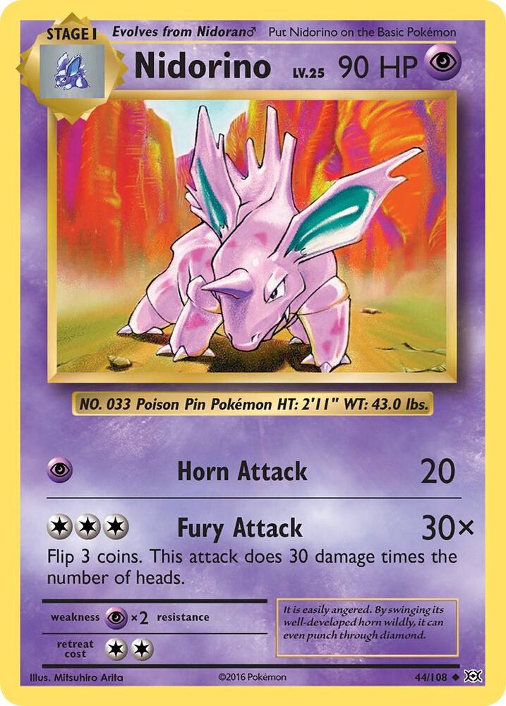 Nidorino - XY - Evolutions
