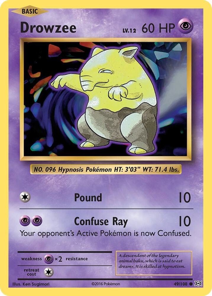 Drowzee - XY - Evolutions