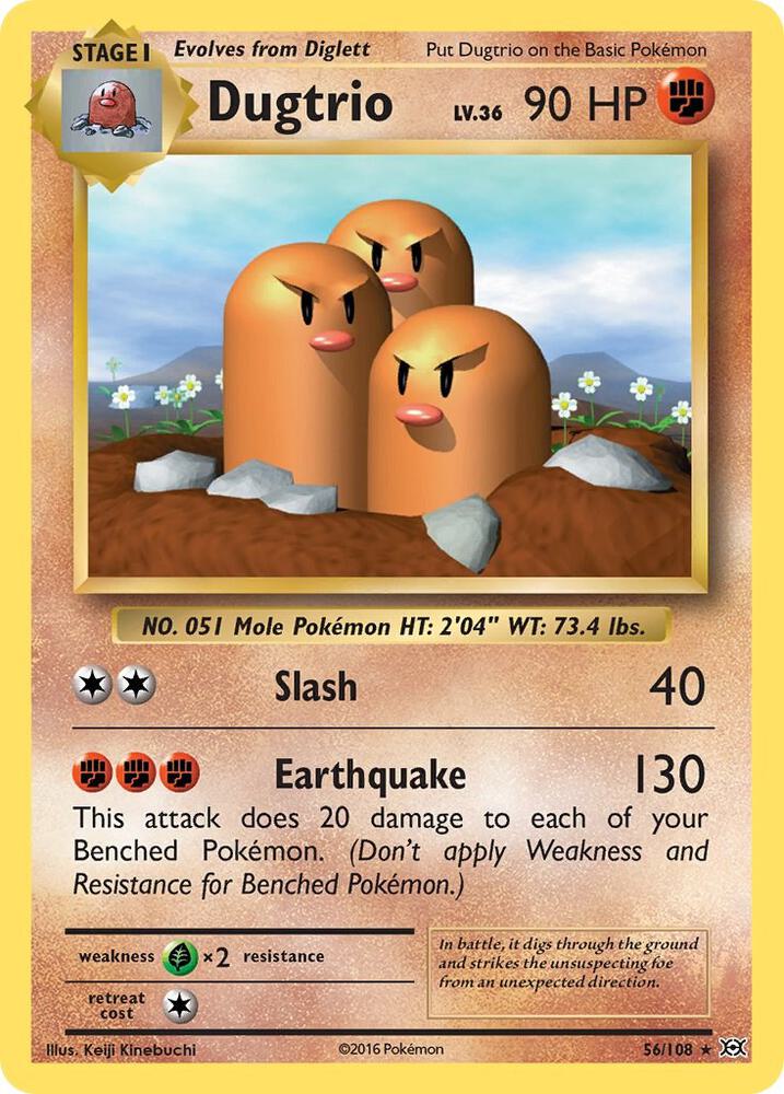 Dugtrio - XY - Evolutions