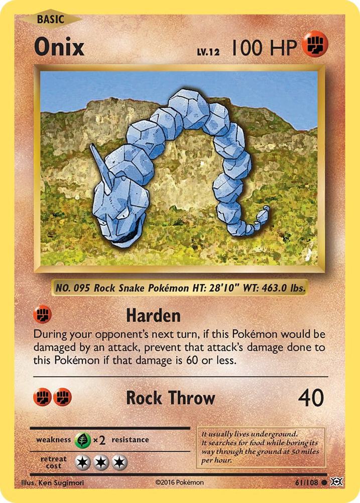 Onix - XY - Evolutions