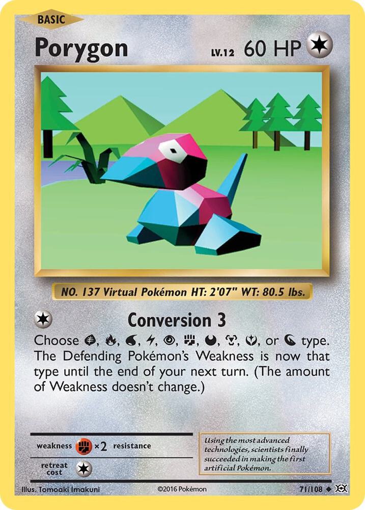 Porygon - XY - Evolutions