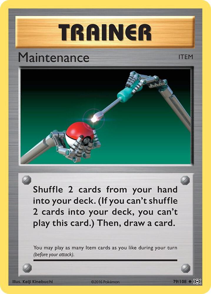 Maintenance - XY - Evolutions