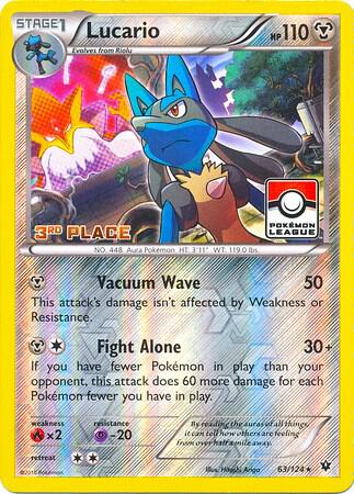 Lucario (Pokemon League) [3rd Place]