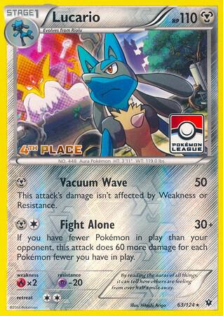 Lucario (Pokemon League) [4th Place]