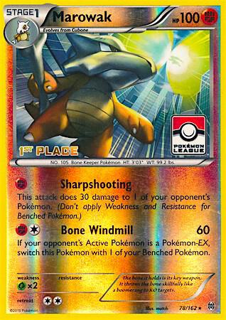 Marowak (Pokemon League) [1st Place]